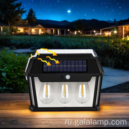 Садовый уличный настенный светильник для эффективного ночного освещения